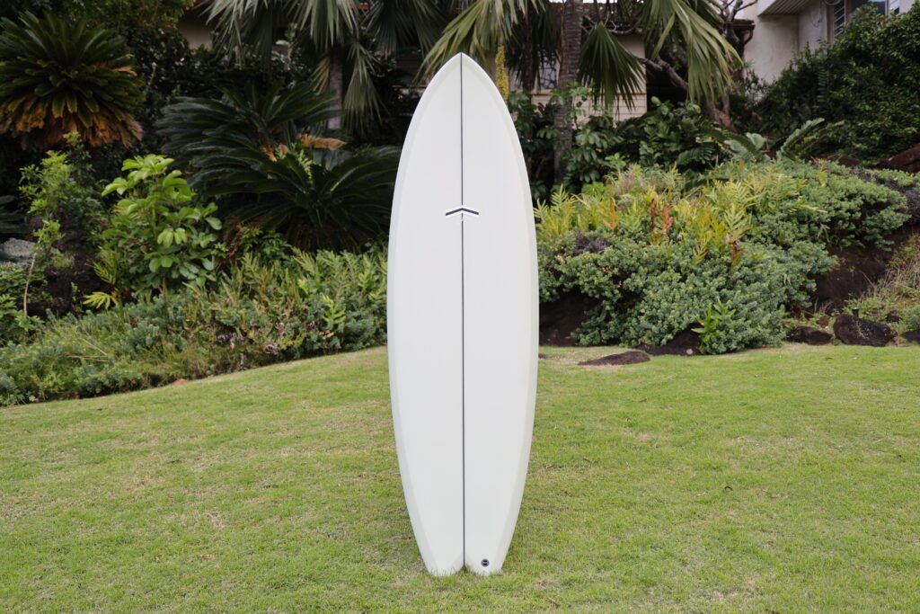 CJ Nelson Milo Fish Surfboard in Thunderbolt Red