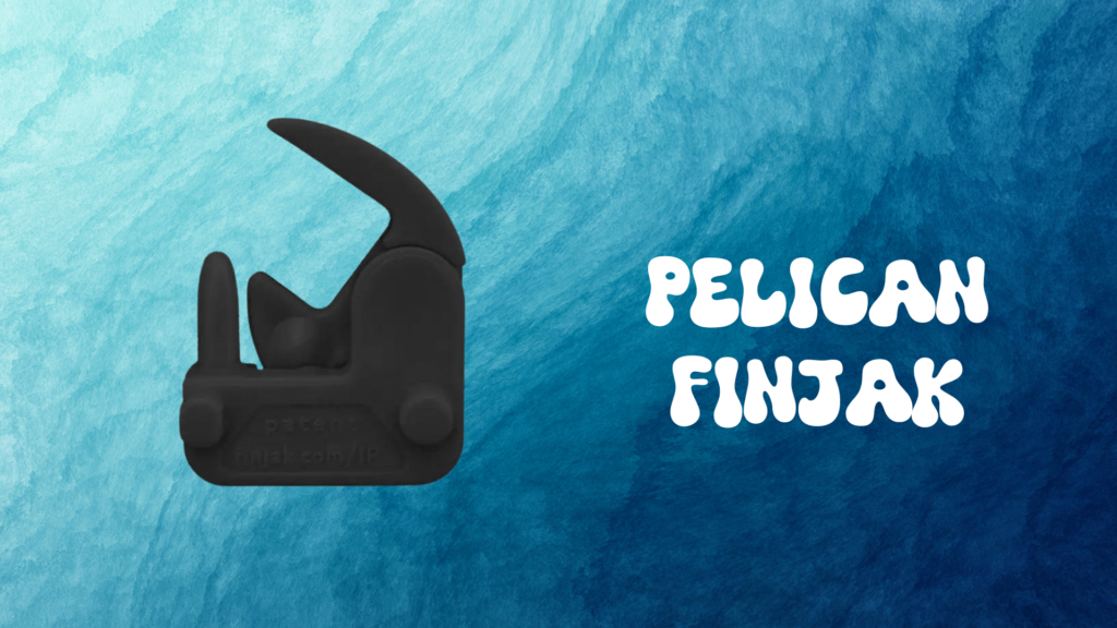 Longboard fin screw and plate alternative, the pelican finjak